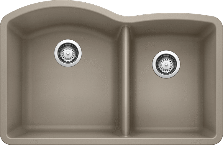Blanco  DIAMOND U 1¾ Silgranit Kitchen Sinks - Plumbing Market