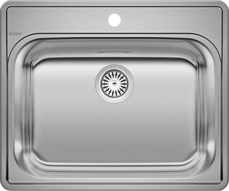 Blanco  ESSENTIAL 1 (1 hole) Stainless Steel Kitchen Sinks - Plumbing Market
