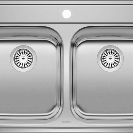 Blanco  ESSENTIAL 2 (1 hole) Stainless Steel Kitchen Sinks - Plumbing Market