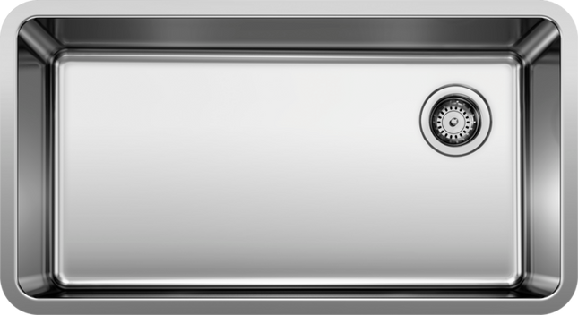 Blanco FORMERA U Super Single Stainless Steel Kitchen Sinks - Plumbing Market