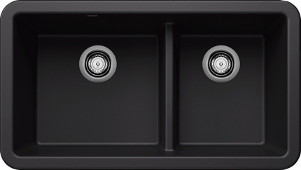 Blanco  IKON 33 1¾ Low Divide Silgranit Kitchen Sinks - Plumbing Market