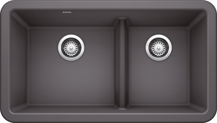 Blanco  IKON 33 1¾ Low Divide Silgranit Kitchen Sinks - Plumbing Market