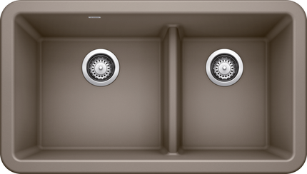 Blanco  IKON 33 1¾ Low Divide Silgranit Kitchen Sinks - Plumbing Market