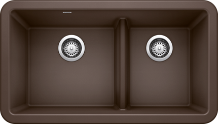 Blanco  IKON 33 1¾ Low Divide Silgranit Kitchen Sinks - Plumbing Market