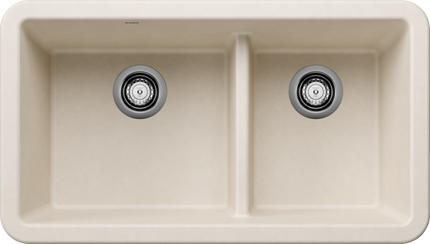 Blanco  IKON 33 1¾ Low Divide Silgranit Kitchen Sinks - Plumbing Market