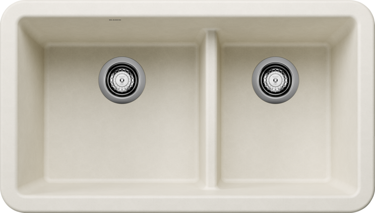 Blanco  IKON 33 1¾ Low Divide Silgranit Kitchen Sinks - Plumbing Market