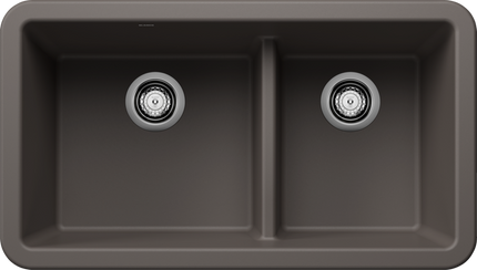 Blanco  IKON 33 1¾ Low Divide Silgranit Kitchen Sinks - Plumbing Market