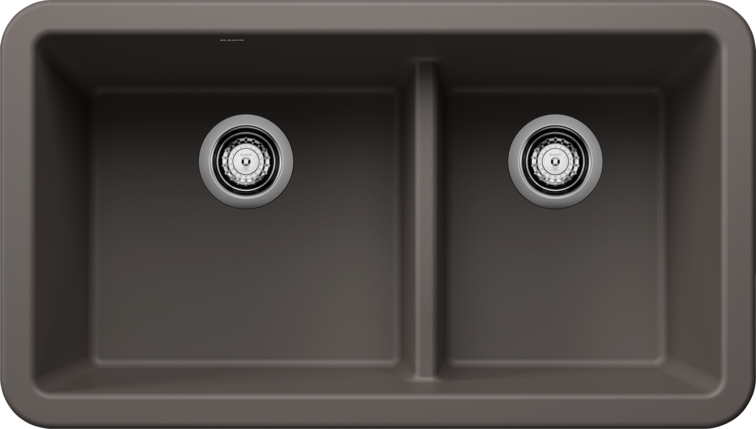 Blanco  IKON 33 1¾ Low Divide Silgranit Kitchen Sinks - Plumbing Market
