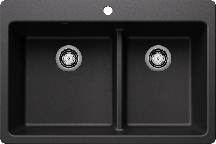 Blanco  LIVEN 33 1¾ Low Divide Silgranit Kitchen Sinks - Plumbing Market