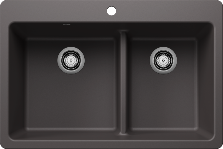 Blanco  LIVEN 33 1¾ Low Divide Silgranit Kitchen Sinks - Plumbing Market