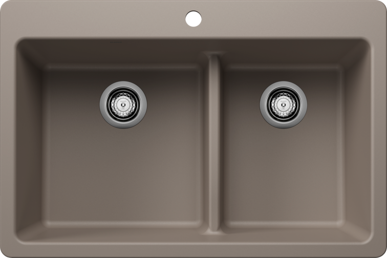 Blanco  LIVEN 33 1¾ Low Divide Silgranit Kitchen Sinks - Plumbing Market
