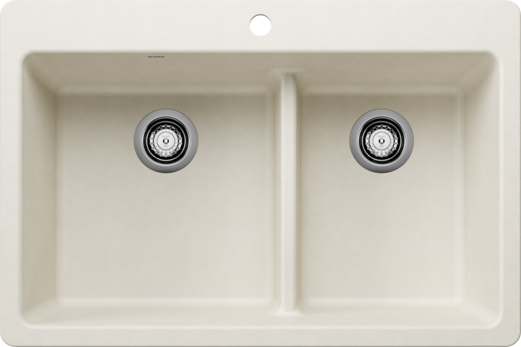 Blanco  LIVEN 33 1¾ Low Divide Silgranit Kitchen Sinks - Plumbing Market