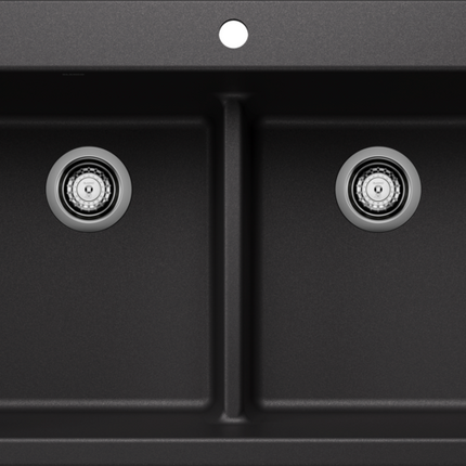 Blanco  LIVEN 33 Equal Double Low Divide Silgranit Kitchen Sinks - Plumbing Market