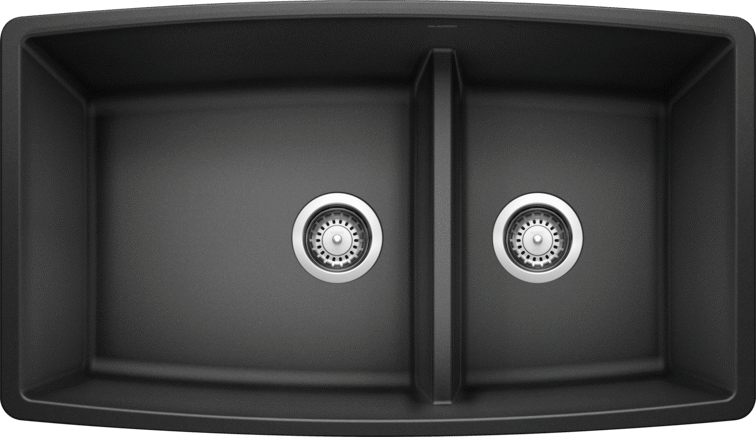 Blanco  PERFORMA U 1¾ Low Divide Silgranit Kitchen Sinks - Plumbing Market