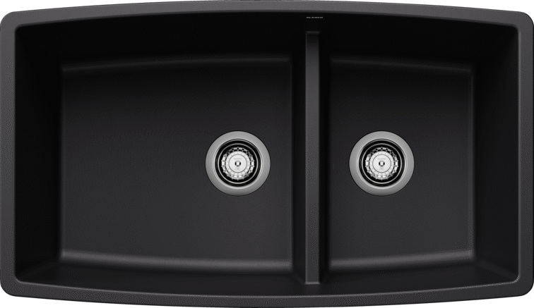 Blanco  PERFORMA U 1¾ Low Divide Silgranit Kitchen Sinks - Plumbing Market