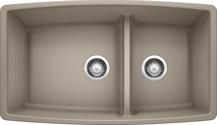 Blanco  PERFORMA U 1¾ Low Divide Silgranit Kitchen Sinks - Plumbing Market