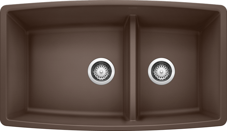 Blanco  PERFORMA U 1¾ Low Divide Silgranit Kitchen Sinks - Plumbing Market