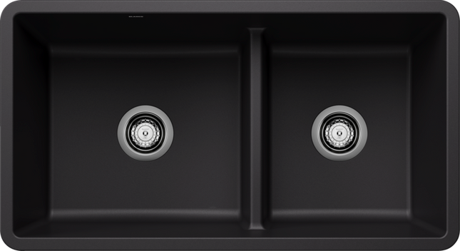 Blanco  PRECIS U 1¾ Low Divide Silgranit Kitchen Sinks - Plumbing Market