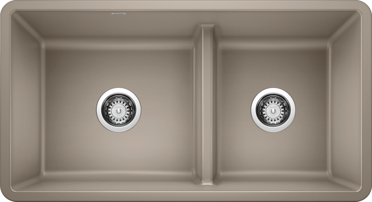 Blanco  PRECIS U 1¾ Low Divide Silgranit Kitchen Sinks - Plumbing Market