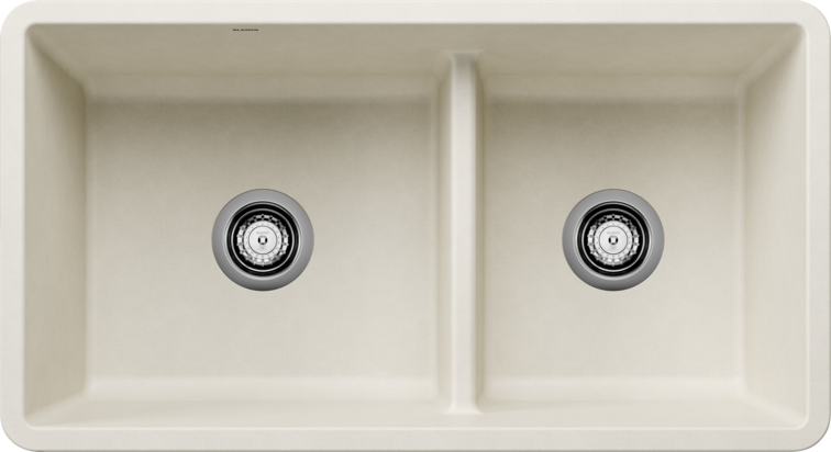 Blanco  PRECIS U 1¾ Low Divide Silgranit Kitchen Sinks - Plumbing Market