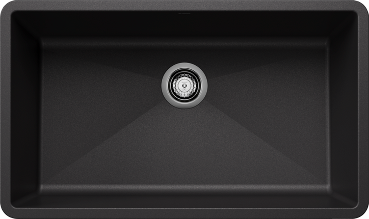 Blanco  PRECIS U Super Single Silgranit Kitchen Sinks - Plumbing Market