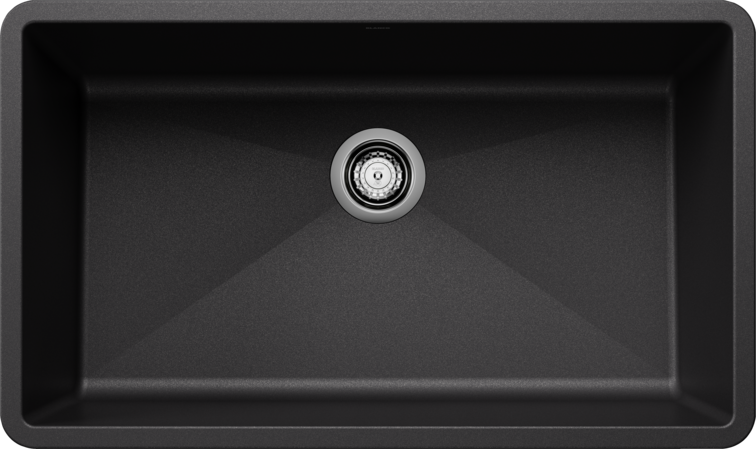 Blanco  PRECIS U Super Single Silgranit Kitchen Sinks - Plumbing Market