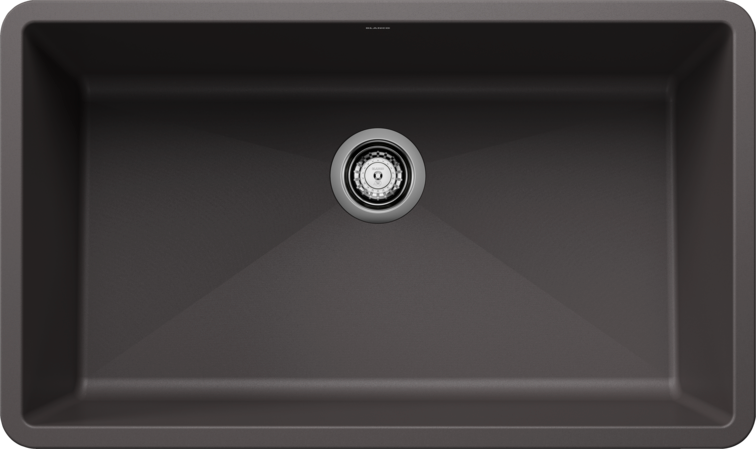 Blanco  PRECIS U Super Single Silgranit Kitchen Sinks - Plumbing Market
