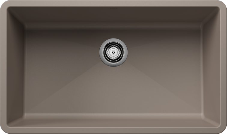 Blanco  PRECIS U Super Single Silgranit Kitchen Sinks - Plumbing Market