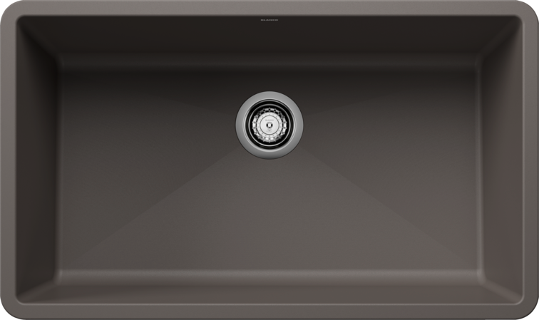 Blanco  PRECIS U Super Single Silgranit Kitchen Sinks - Plumbing Market