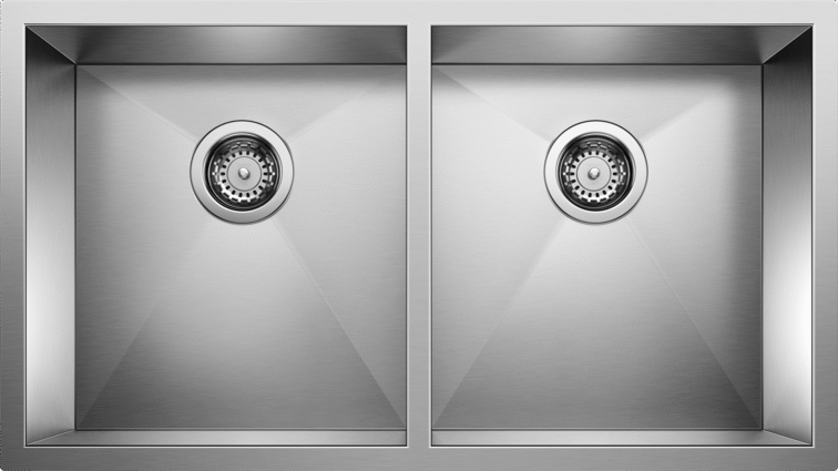 Blanco  PRECISION U 2 Stainless Steel Kitchen Sinks - Plumbing Market