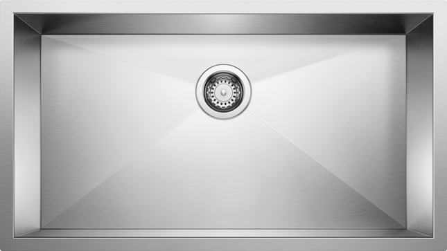 Blanco  PRECISION U Super Single Stainless Steel Kitchen Sinks - Plumbing Market