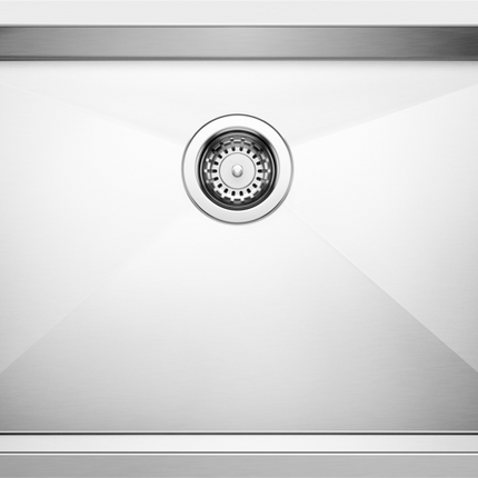 Blanco  QUATRUS R0 U 28 Large Stainless Steel Kitchen Sinks - Plumbing Market