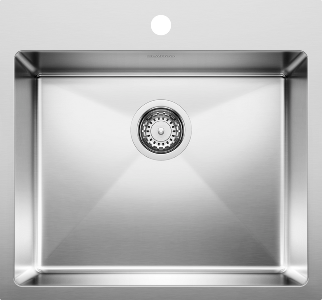 Blanco  QUATRUS R15 Drop-in 22 Stainless Steel Kitchen Sinks - Plumbing Market