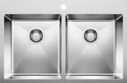 Blanco  QUATRUS R15 Drop-in Equal Double Stainless Steel Kitchen Sinks - Plumbing Market