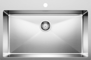 Blanco  QUATRUS R15 Drop-in Super Single Stainless Steel Kitchen Sinks - Plumbing Market