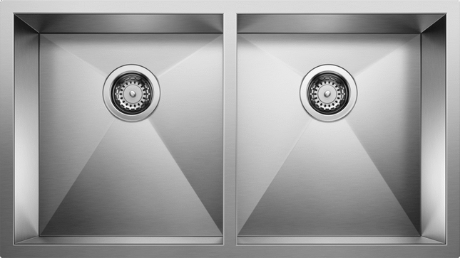 Blanco  QUATRUS U 2 Stainless Steel Kitchen Sinks - Plumbing Market