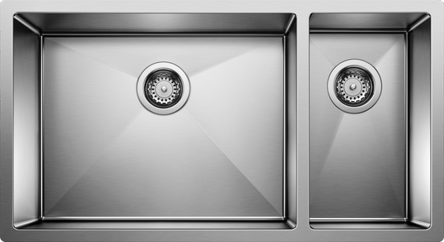 Blanco  RADIUS 10 U 1½ Stainless Steel Kitchen Sinks - Plumbing Market
