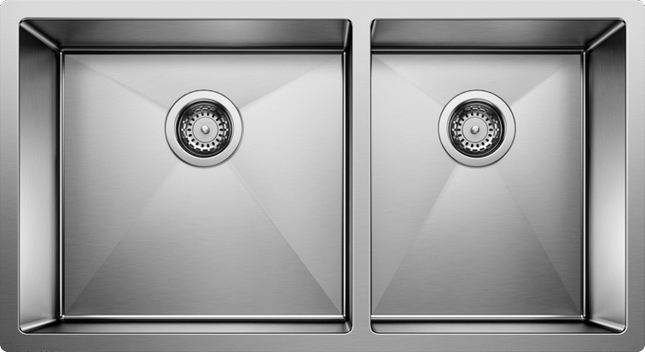 Blanco  RADIUS 10 U 1¾ Stainless Steel Kitchen Sinks - Plumbing Market