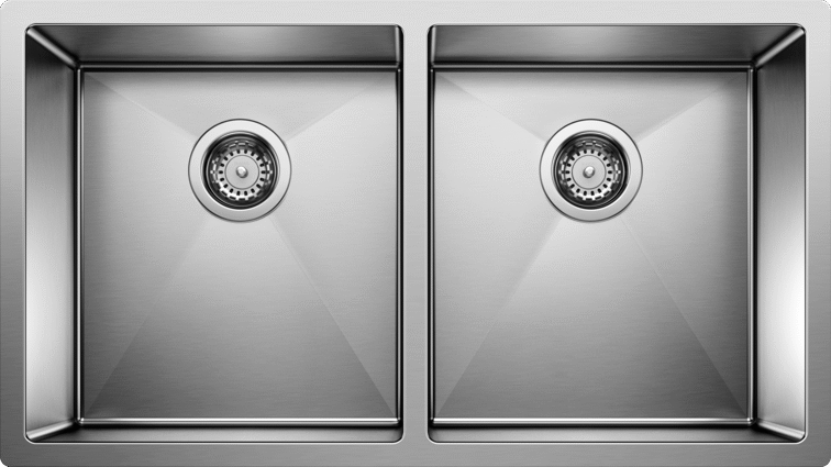 Blanco  RADIUS 10 U 2 Stainless Steel Kitchen Sinks - Plumbing Market