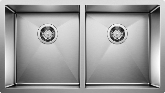 Blanco  RADIUS 10 U 2 Stainless Steel Kitchen Sinks - Plumbing Market