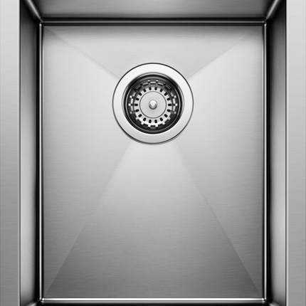 Blanco  RADIUS 10 U Small Bar Stainless Steel Kitchen Sinks - Plumbing Market