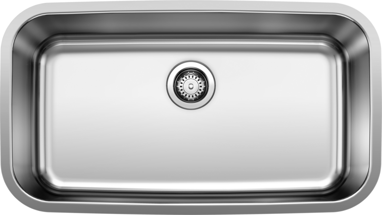 Blanco  STELLAR U Super Single Stainless Steel Kitchen Sinks - Plumbing Market