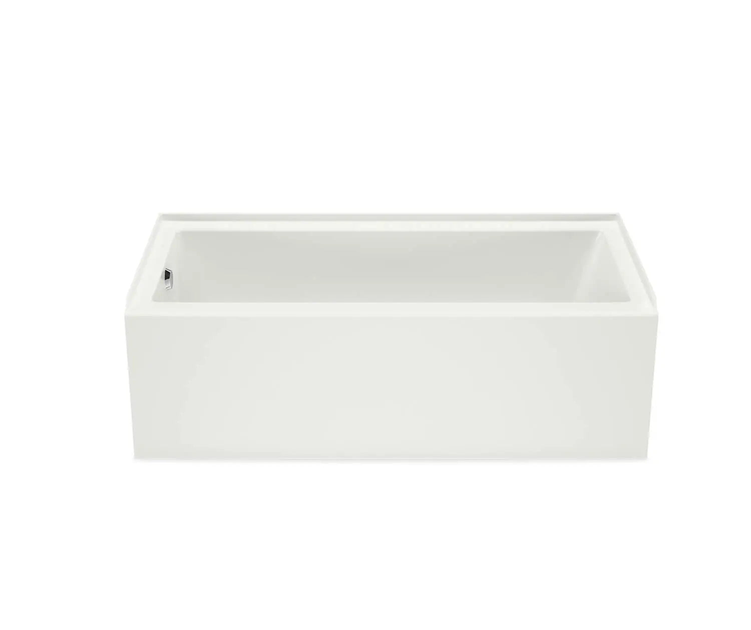Bosca 6030 IFS AFR Acrylic Alcove Left-Hand Drain Bathtub in White - Plumbing Market