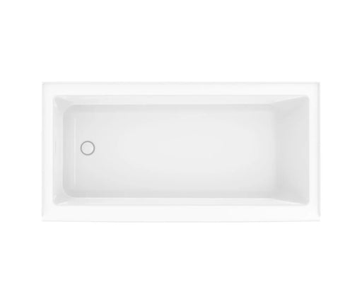 Bosca 6030 IFS AFR Acrylic Alcove Left-Hand Drain Bathtub in White - Plumbing Market