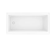 Bosca 6030 IFS AFR Acrylic Alcove Left-Hand Drain Bathtub in White - Plumbing Market