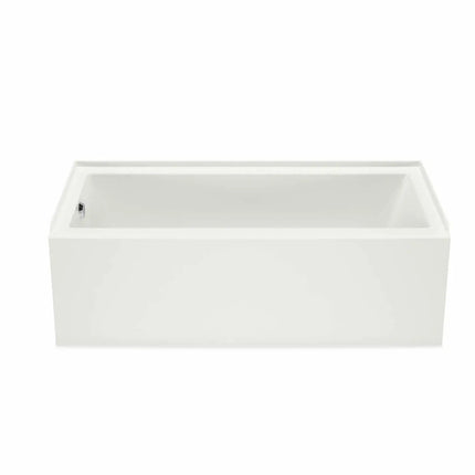 Bosca 6030 IFS Acrylic Alcove Left-Hand Drain Bathtub in White - Plumbing Market