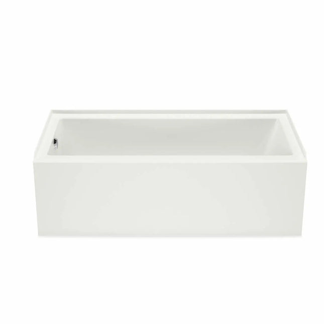 Bosca 6030 IFS Acrylic Alcove Left-Hand Drain Bathtub in White - Plumbing Market