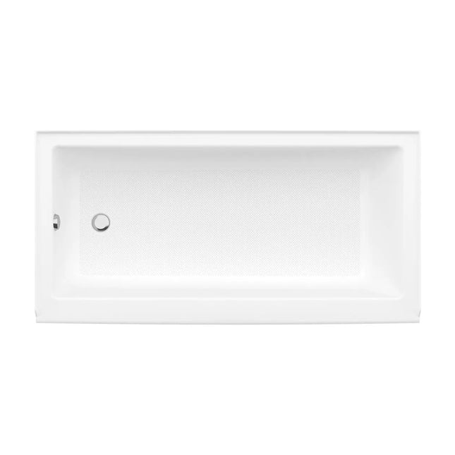 Bosca Access 6030 Acrylic Alcove Left-Hand Drain Bathtub in White - Plumbing Market
