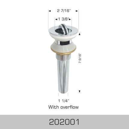 Bosco Accessories - Pop-Up Drain Strainer 202001 - Plumbing Market
