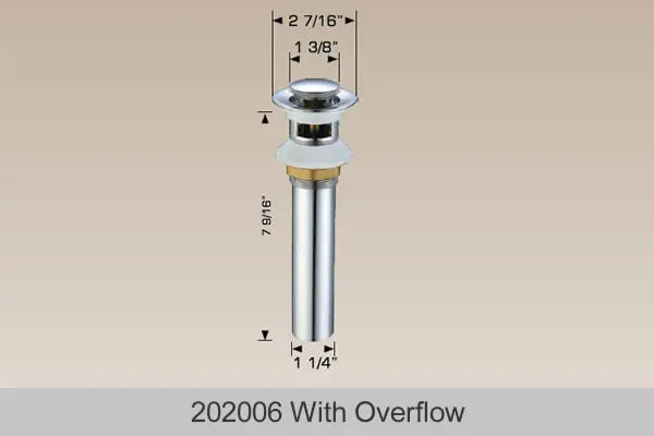 Bosco Accessories - Strainer 202006-Overflow - Plumbing Market